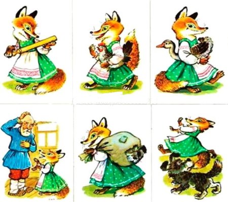 Сказки Лисичка со скалочкой