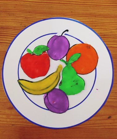 Детский рисунок тарелка с овощами (43 фото) » рисунки для срисовки на  Газ-квас.ком
