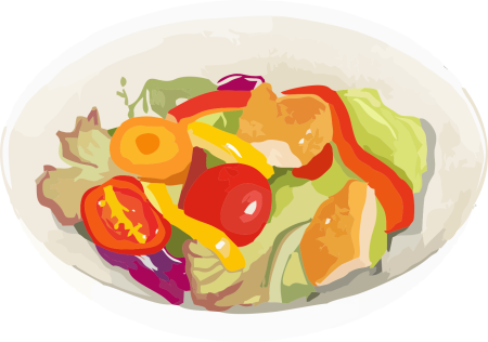 Тарелка с едой для детей