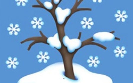 Зимнее дерево для детей