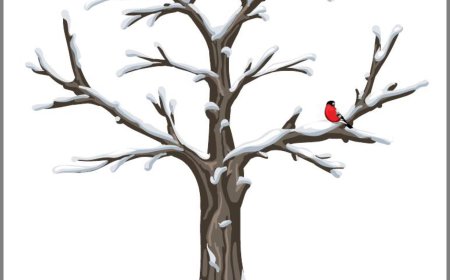 Зимнее дерево для детей