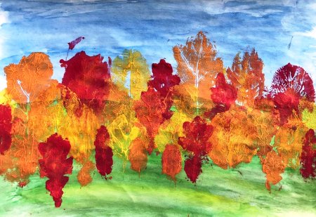 Интуитивное рисование осень