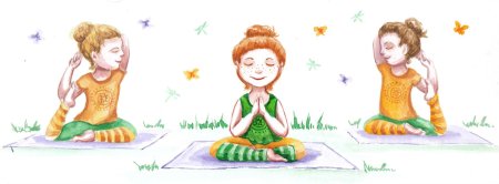 Йога рисунок для детей