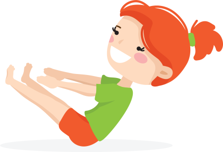 Детская йога клипарт