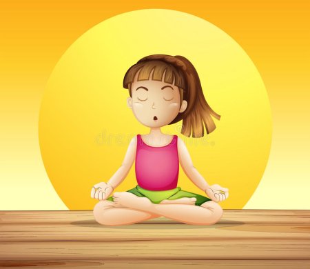 Детская йога фон