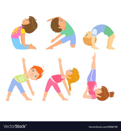 Упражнения йоги для детей