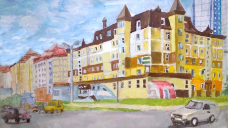 Мой город Нижневартовск рисунки