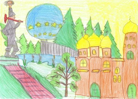 Достопримечательности Нижневартовска рисунки