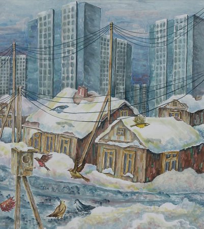 Нижневартовск рисунки города