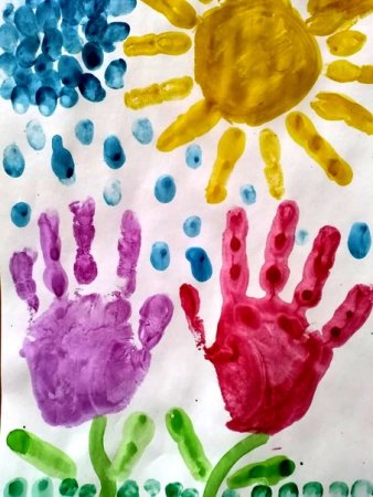 Рисование ладошками