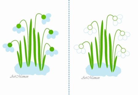 Рисование Весна для детей 2 лет