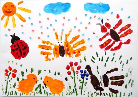 Рисование ладошками