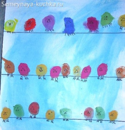 Рисовать пальчиками для детей идеи