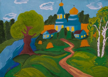 Рисование родной край