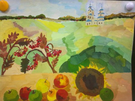 Родной край рисунок