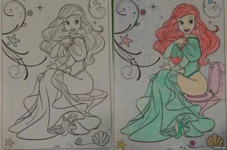 Ребенок и взрослый рисунок