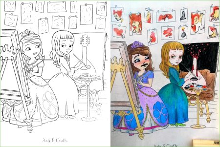 Детские раскраски для взрослых