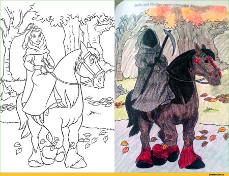 Детские раскраски в руках взрослых