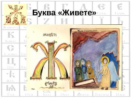 Рисунок на тему Славянская Азбука