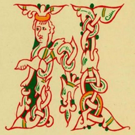 Славянская буквица каллиграфия