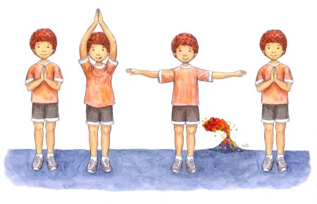 Йог картинка для детей