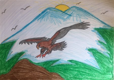 Горный Орел рисунок