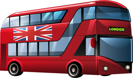 Лондонский автобус вектор