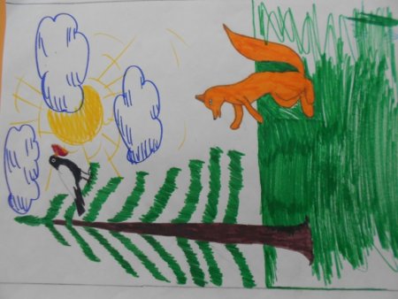 Рисунок на тему басни