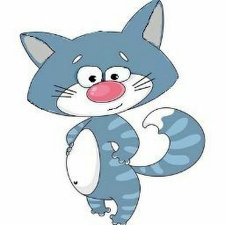 Злая кошка рисунок