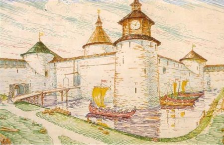 Шлиссельбургская крепость картины