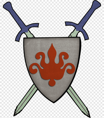 Гербы на щитах рыцарей средневековья