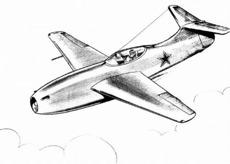 Самолёт ил-2 рисунок