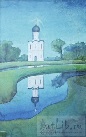 Детские рисунки храма Покрова на Нерли