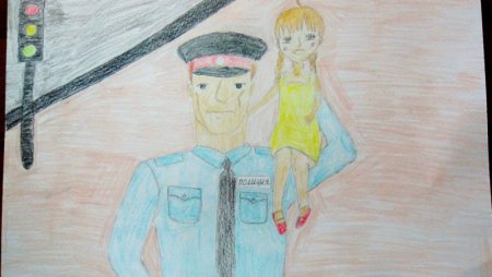 Полицейский дядя Степа рисунок на конкурс