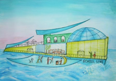 Школа будущего рисунок