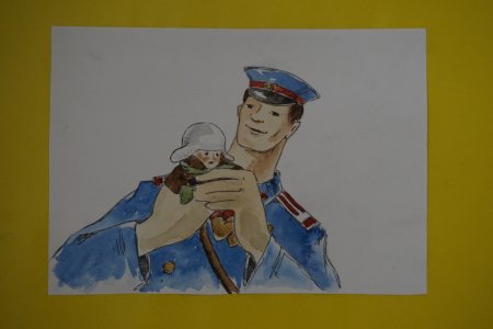 Рисунок на тему полиция глазами детей