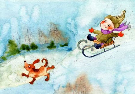 Виктория Кирдий художник зима