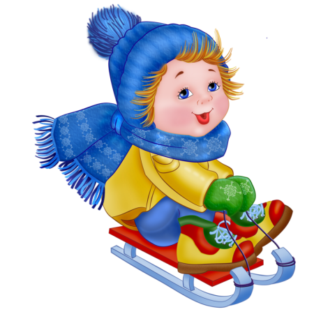 Мальчик на санках