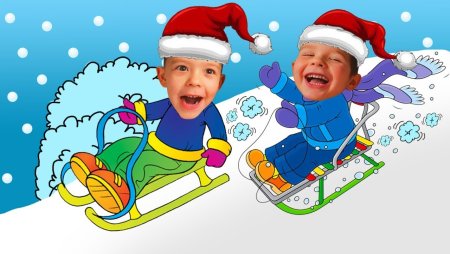 Мультяшные дети на Горке