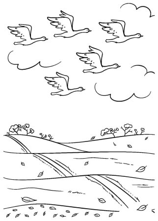 Рисование птицы пятном