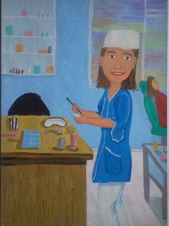 Медсестра рисунок