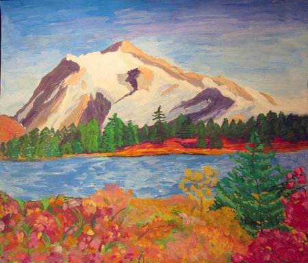 По горам по долам рисование в подготовительной группе