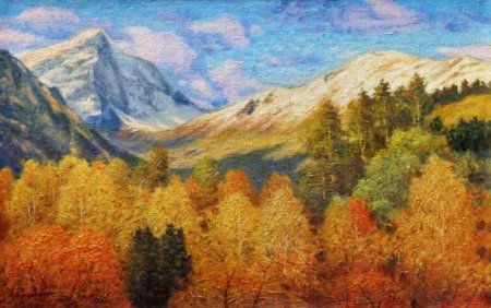 Картины художника Гречишкина осень