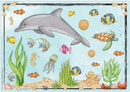 Живопись подводный мир для детей