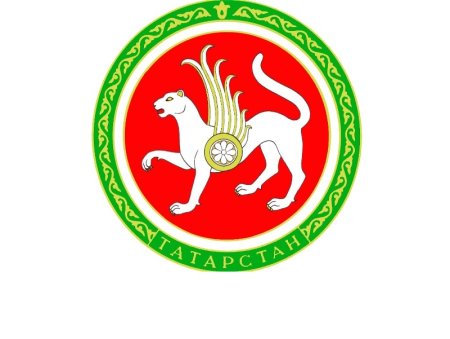 Герб Татарстана черно белый