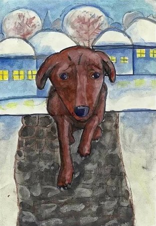 Каштанка рисунок