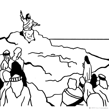 Воскрешение Лазаря прорись