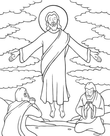 Иисус раскраска для детей