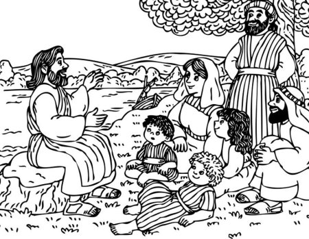 Иисус раскраска