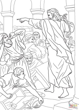 Ученики Иисуса раскраска